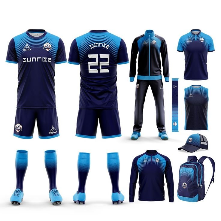 Full Team Football Kits | Complete Match & Training Jersey Shorts Socks Set