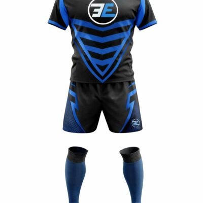 Elance Strike Elite custom football kits UK with personalised team design