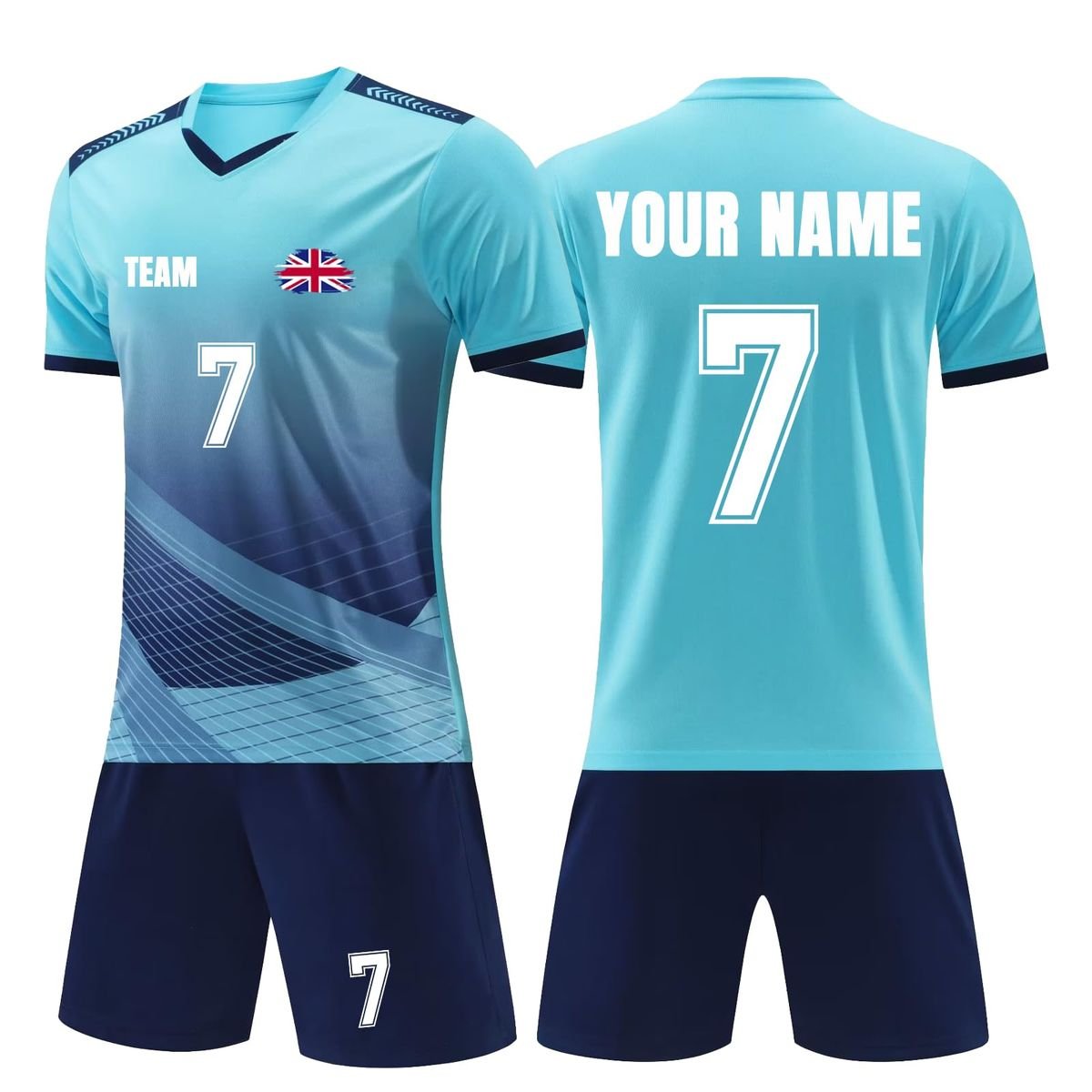 Youth Football Kits | Breathable Kids’ Soccer Jerseys with Shorts & Socks Set - Image 3