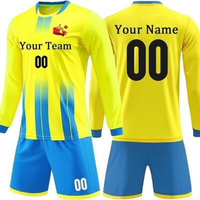 Long Sleeve Club Football Kits UK – Custom Winter Team Kits
